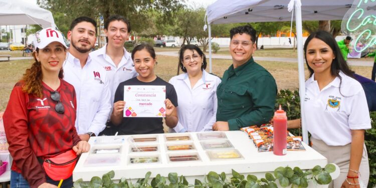 Realiza Injuve Mercado Tamaulipas en apoyo a la juventud emprendedora de Matamoros