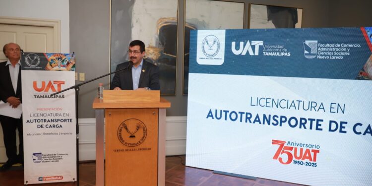 Presenta rector de la UAT nueva Licenciatura en Autotransporte de Carga