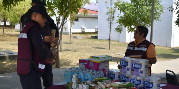 Se suma SSPT con donativos para población afectada por inundaciones en la frontera