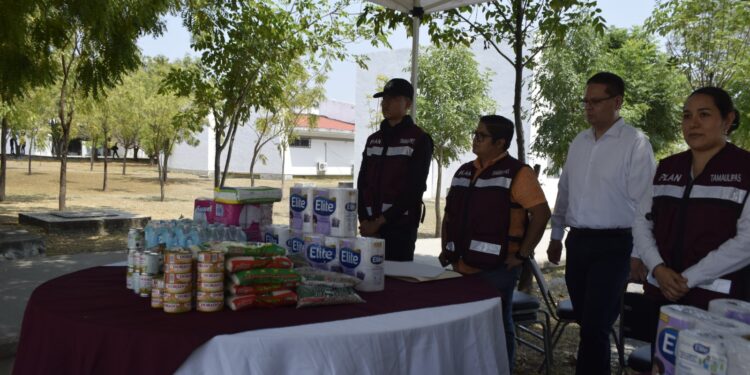 Se suma SSPT con donativos para población afectada por inundaciones en la frontera