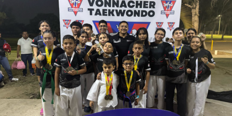 Academia Búhos de Ciudad Victoria brilla con medallas en torneo de taekwondo en Tampico