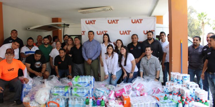 Envía la UAT víveres en apoyo a damnificados de Reynosa