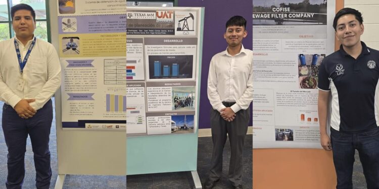 Estudiantes de la UAT destacan en simposio de educación en el South Texas College