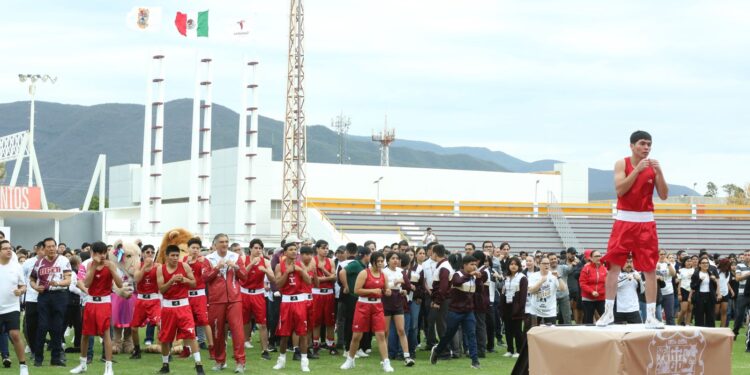 Tamaulipas presente en Clase Nacional de Boxeo «Por la paz y contra las adicciones»