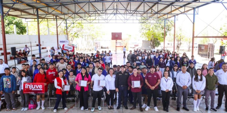 Lleva Injuve Tamaulipas campaña “Piénsalo Dos Veces” al municipio de Villa de Casas