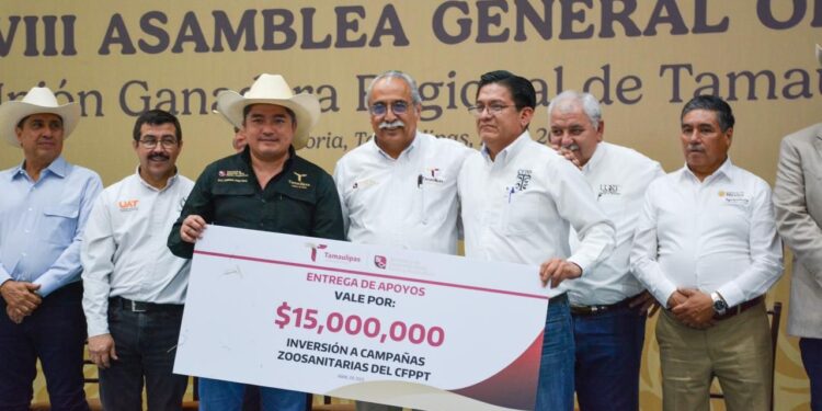 Asigna Gobierno de Tamaulipas 49 millones al sector ganadero