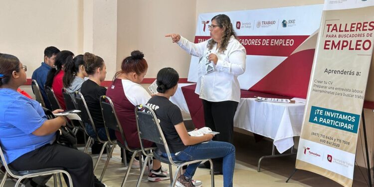 Con enfoque humanista, se impulsa el empleo para las mujeres tamaulipecas en la Feria Nacional del Empleo 2025