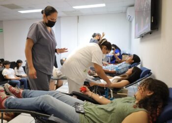 Colabora la UAT en campaña altruista para la donación de sangre