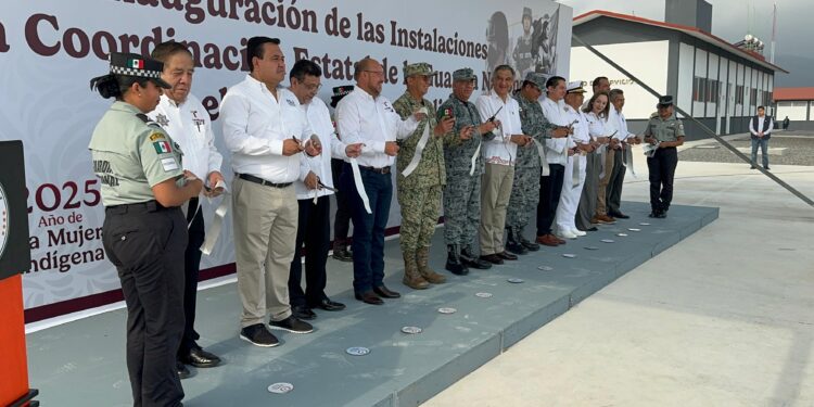 Inauguran gobernador y mandos militares, instalaciones de la Guardia Nacional en Tamaulipas