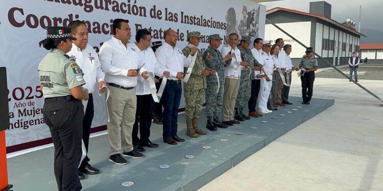 Inauguran gobernador y mandos militares, instalaciones de la Guardia Nacional en Tamaulipas