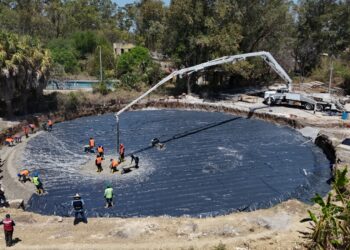 Construye Gobierno de Tamaulipas tanque de almacenamiento de agua potable en Victoria