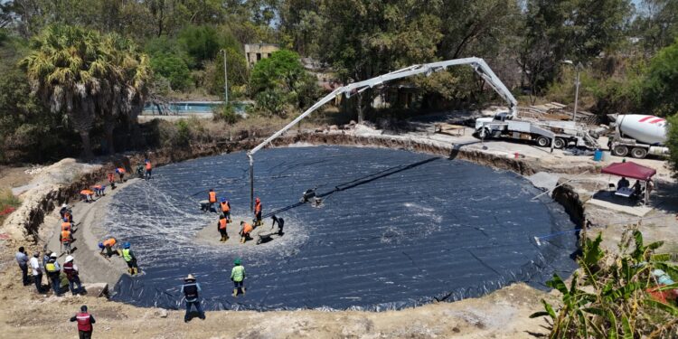 Construye Gobierno de Tamaulipas tanque de almacenamiento de agua potable en Victoria