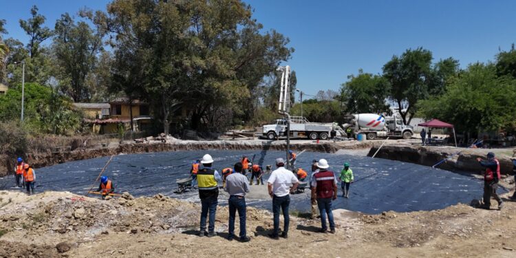 Construye Gobierno de Tamaulipas tanque de almacenamiento de agua potable en Victoria