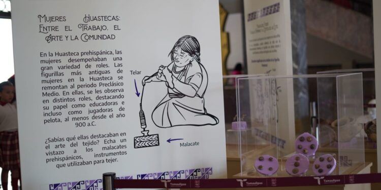 Muestran en Palacio de Gobierno exposición sobre mujeres indígenas en Tamaulipas