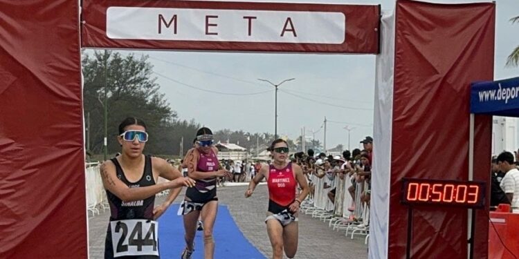 Tamaulipas alberga el Macro Regional CONADE de Triatlón 2025