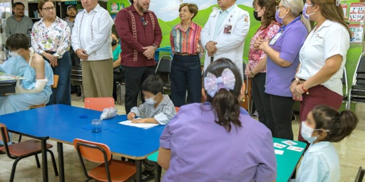 Lleva SET enseñanza a niñas y niños en los hospitales de Tamaulipas