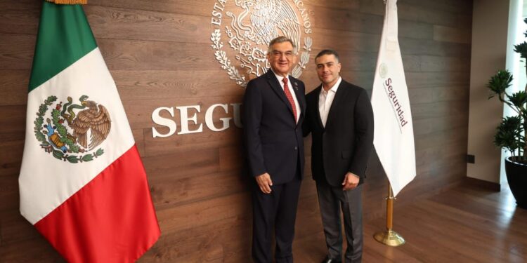 Presenta gobernador avances de seguridad en Tamaulipas a García Harfuch