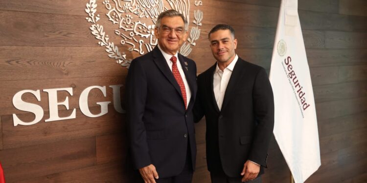 Presenta gobernador avances de seguridad en Tamaulipas a García Harfuch
