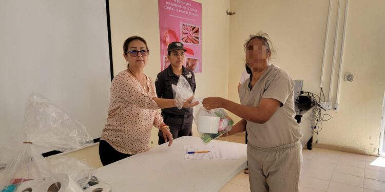 Reciben mujeres del CEDES Reynosa artículos de higiene y fórmulas lácteas para sus hijos e hijas