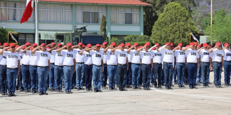 Conmemoran en Tamaulipas el 163 aniversario de la Batalla de Puebla y realizan toma de protesta de bandera del Servicio Militar Nacional