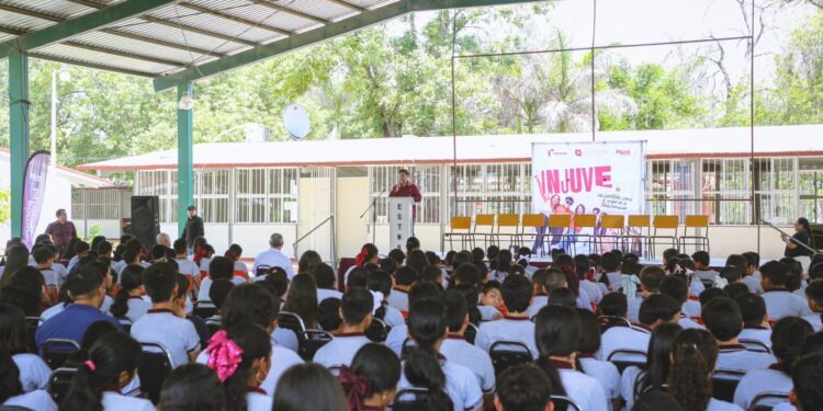 Injuve Tamaulipas lleva campaña “Piénsalo Dos Veces” al poblado “El Barretal” del municipio de Padilla