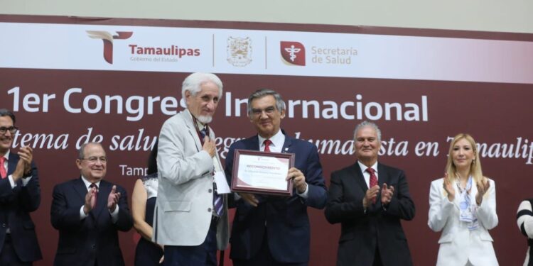Inaugura Américo Congreso Internacional «Hacia un Sistema de Salud Integral y Humanista en Tamaulipas»