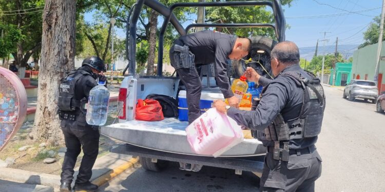 A través del Plan Tamaulipas se suma Guardia Estatal al combate del incendio forestal en la Biósfera El Cielo