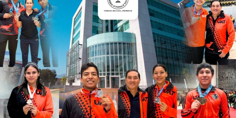 La UAT suma 12 medallas en campeonatos nacionales de ANUIES 2025
