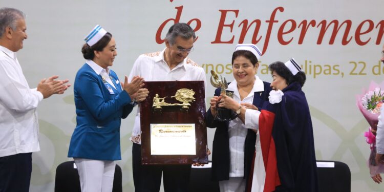 Celebra Américo Villarreal a cerca de 3 mil profesionales de la enfermería en Tamaulipas