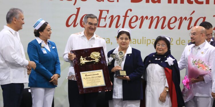 Celebra Américo Villarreal a cerca de 3 mil profesionales de la enfermería en Tamaulipas