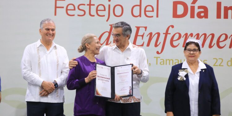 Celebra Américo Villarreal a cerca de 3 mil profesionales de la enfermería en Tamaulipas