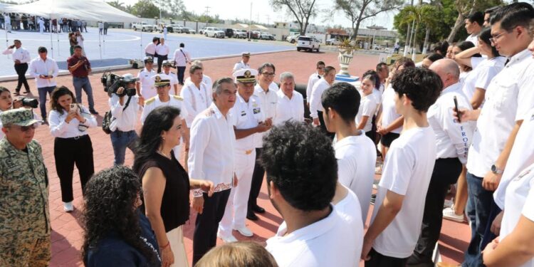 Reconoce Américo Villarreal respaldo de la Secretaría de Marina para la paz y el desarrollo de Tamaulipas