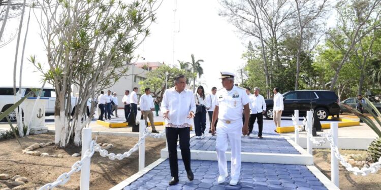 Reconoce Américo Villarreal respaldo de la Secretaría de Marina para la paz y el desarrollo de Tamaulipas