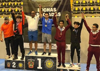 Gana la UAT medalla de plata en luchas asociadas en el nacional de la ANUIES
