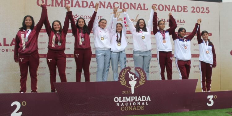 Obtiene Tamaulipas nueve medallas en tiro con arco durante la Olimpiada Nacional 2025