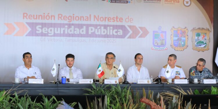 Acuerdan Tamaulipas, Nuevo León y Coahuila reforzar seguridad fronteriza e interestatal