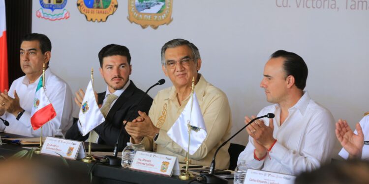 Acuerdan Tamaulipas, Nuevo León y Coahuila reforzar seguridad fronteriza e interestatal