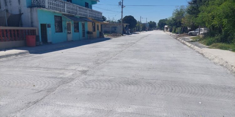 En la frontera, gobierno de Américo invierte más de 273 MDP en obras de pavimentación, red de agua y drenaje