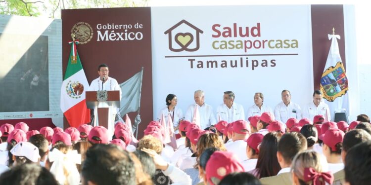 Inicia Américo Villarreal Salud Casa por Casa en Tamaulipas