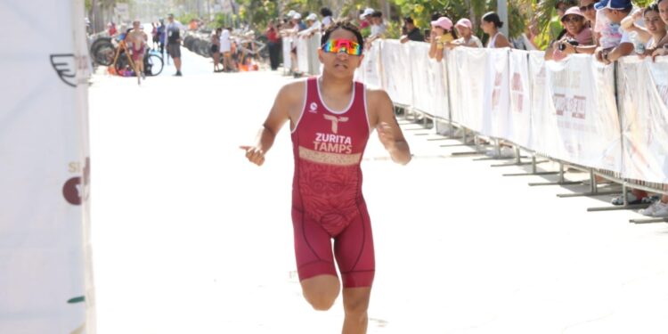 Inicia Tamaulipas fuerte en triatlón en la Olimpiada Nacional; suma cuatro medallas en primer día