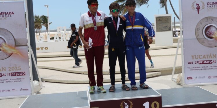 Inicia Tamaulipas fuerte en triatlón en la Olimpiada Nacional; suma cuatro medallas en primer día