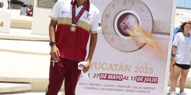 Inicia Tamaulipas fuerte en triatlón en la Olimpiada Nacional; suma cuatro medallas en primer día