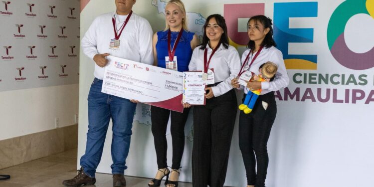 Reconocen a jóvenes talentos en la Feria de Ciencias e Ingenierías Tamaulipas 2025