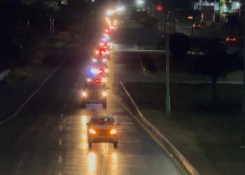 Guardia Estatal brinda seguridad a Caravana “Migrantes Unidos”