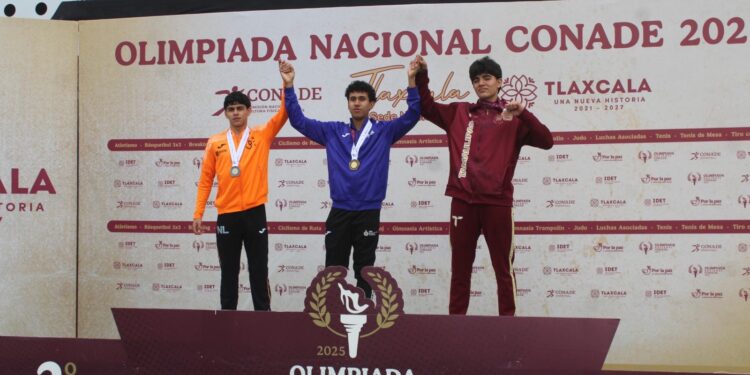 Oro y bronces para Tamaulipas en el arranque del atletismo de la Olimpiada Nacional 2025