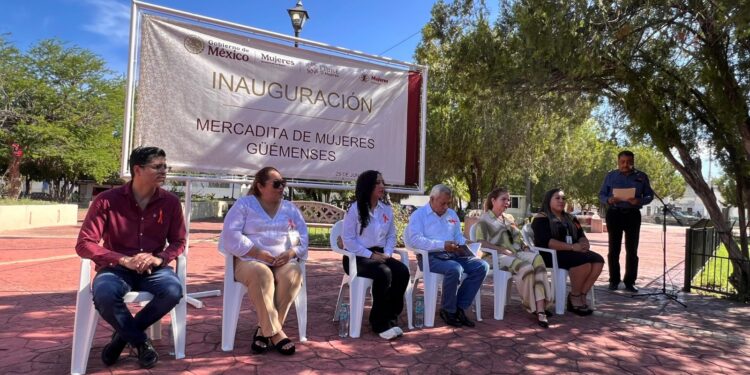 Inauguran “Mercadita de Mujeres Güemenses” para fomentar el emprendimiento femenino: IMT