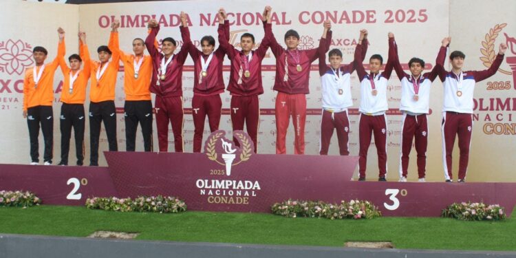 Jornada histórica para el atletismo de Tamaulipas; conquistan oro y récord nacional en relevo combinado