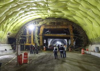 Filtraciones en el túnel de la MOT ocurren en áreas sin revestimiento de concreto y están bajo control