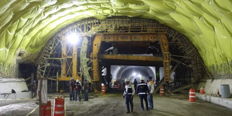 Filtraciones en el túnel de la MOT ocurren en áreas sin revestimiento de concreto y están bajo control