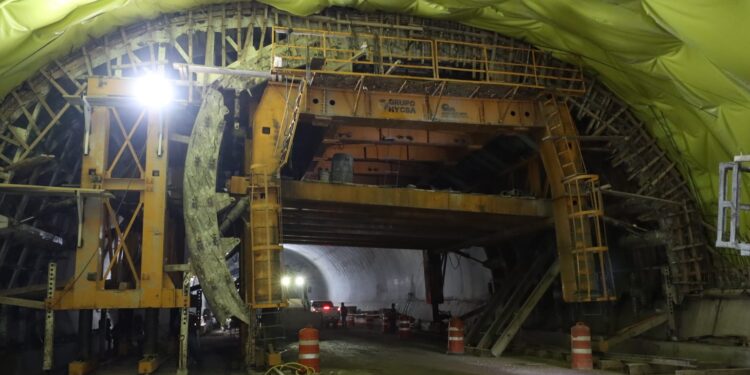 Filtraciones en el túnel de la MOT ocurren en áreas sin revestimiento de concreto y están bajo control